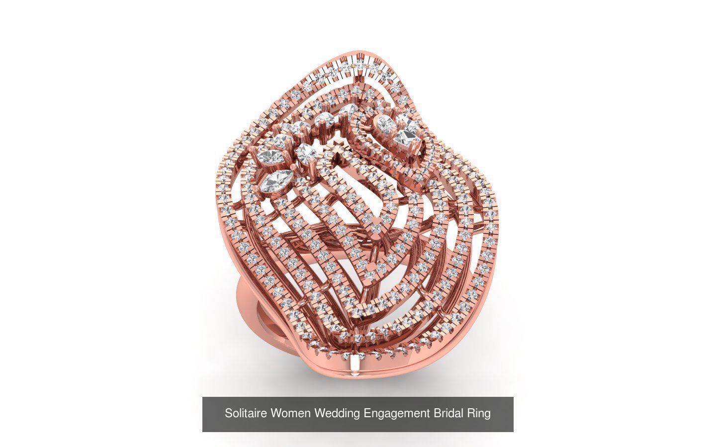 110 Solitaire Engagement Wedding Women Bridal Rings Collection _45