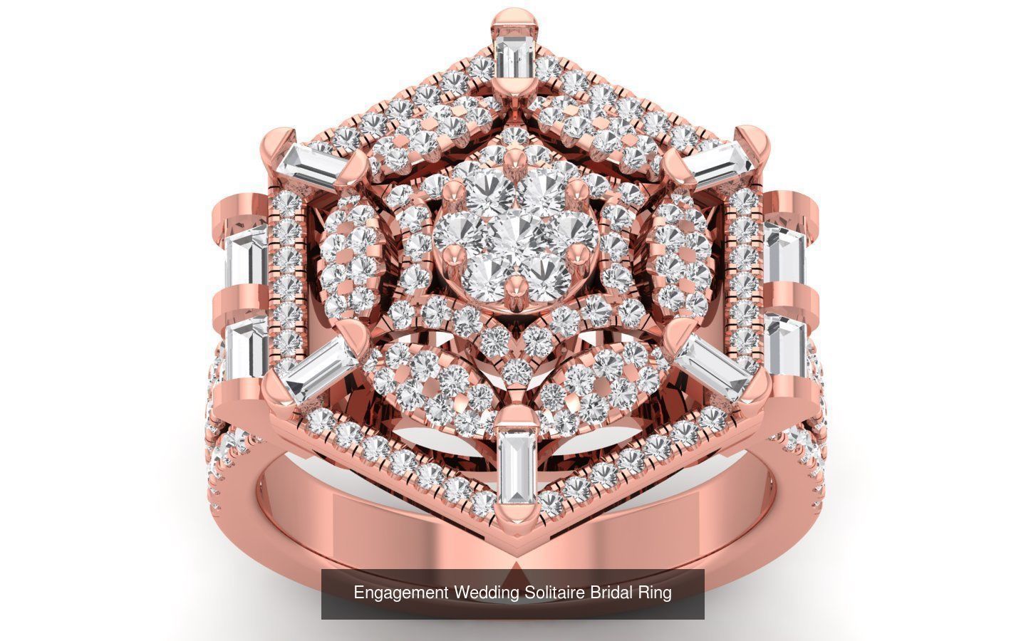 110 Solitaire Engagement Wedding Women Bridal Rings Collection _96