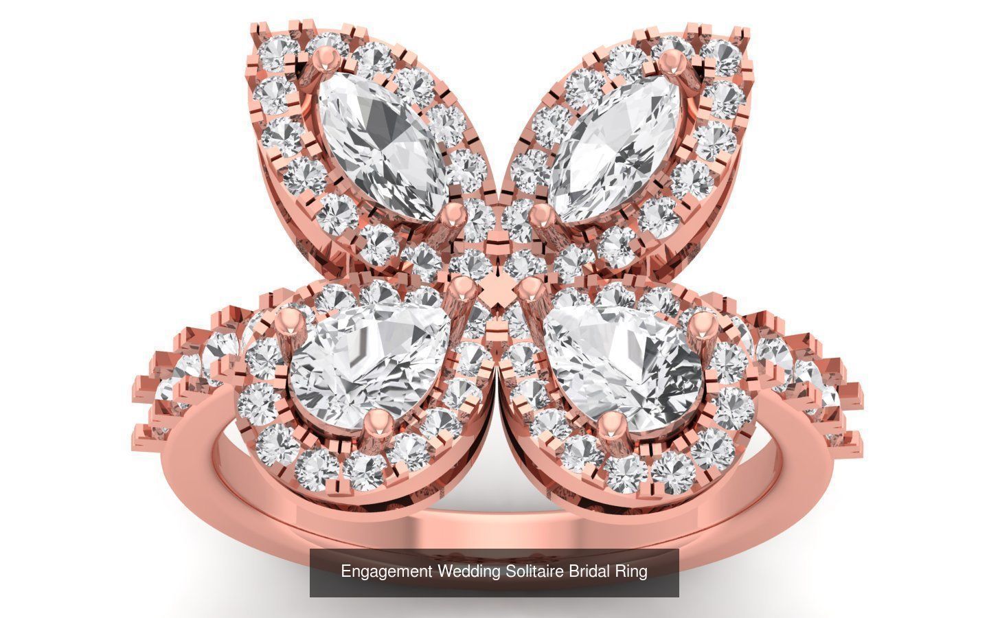 110 Solitaire Engagement Wedding Women Bridal Rings Collection _97