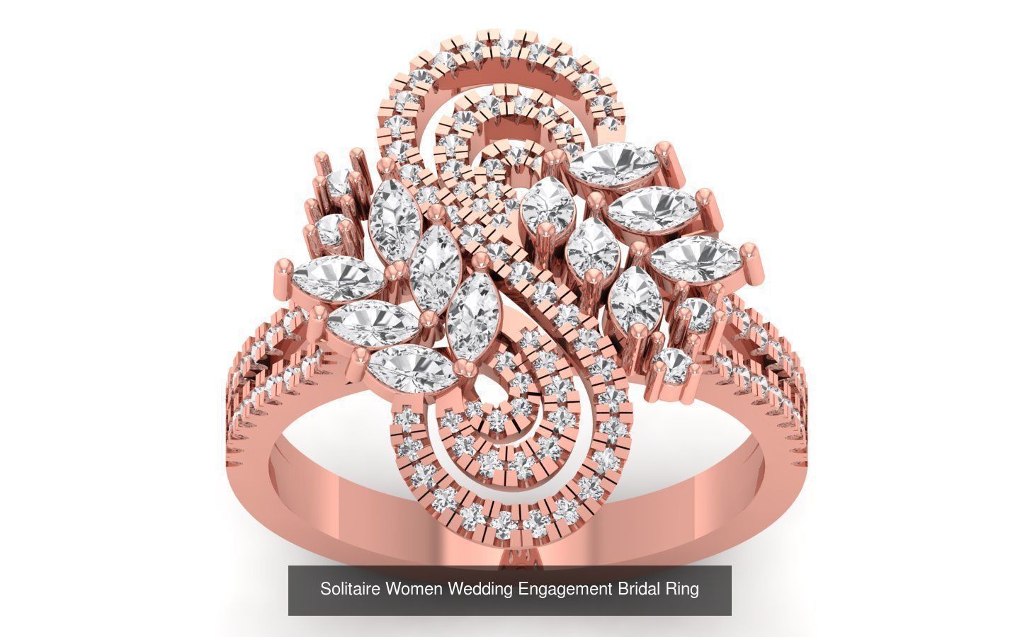 110 Solitaire Engagement Wedding Women Bridal Rings Collection _39