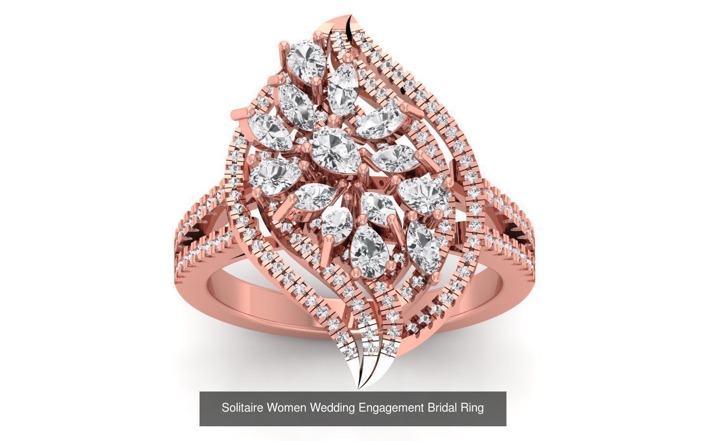 110 Solitaire Engagement Wedding Women Bridal Rings Collection _47