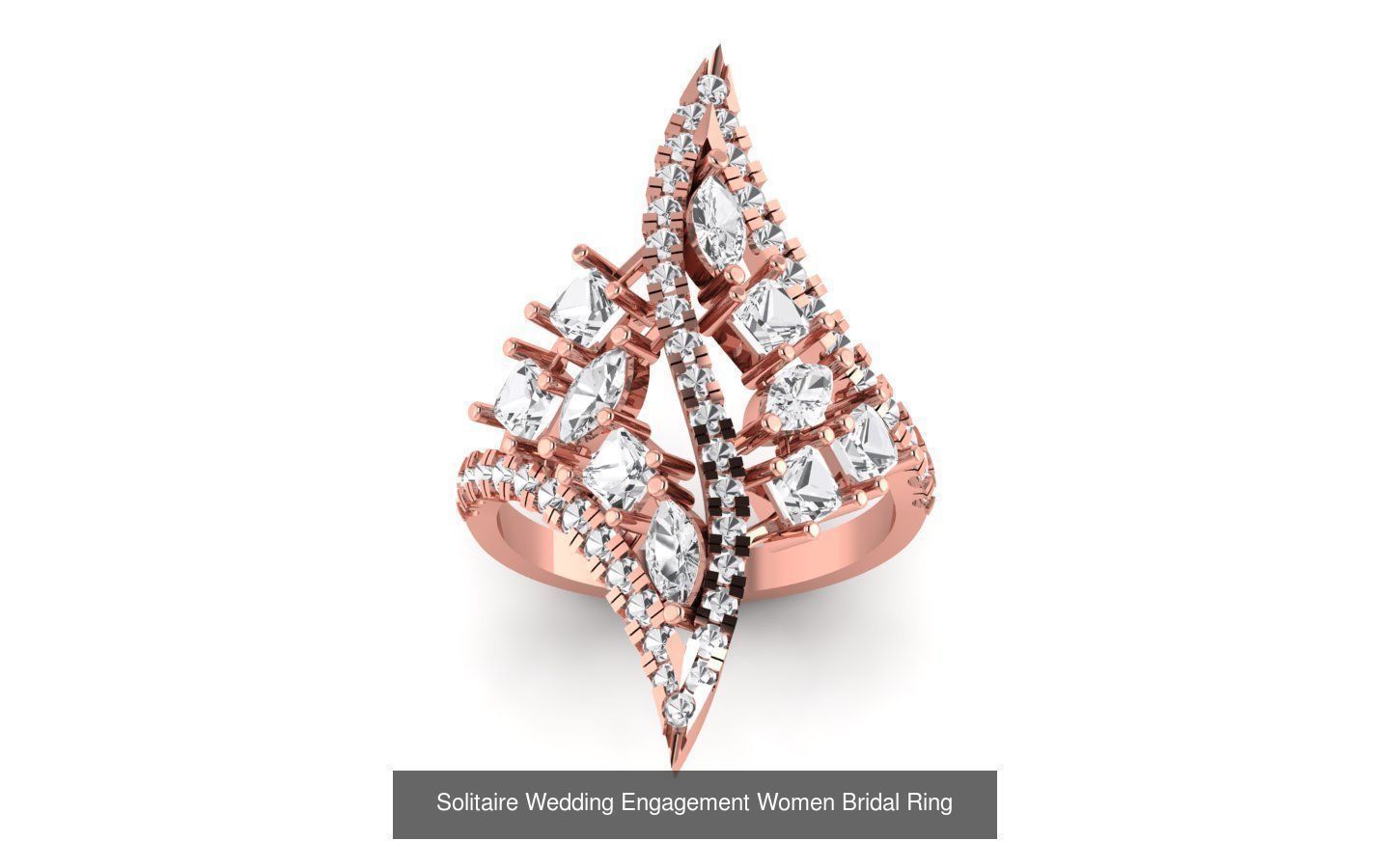 110 Solitaire Engagement Wedding Women Bridal Rings Collection _69