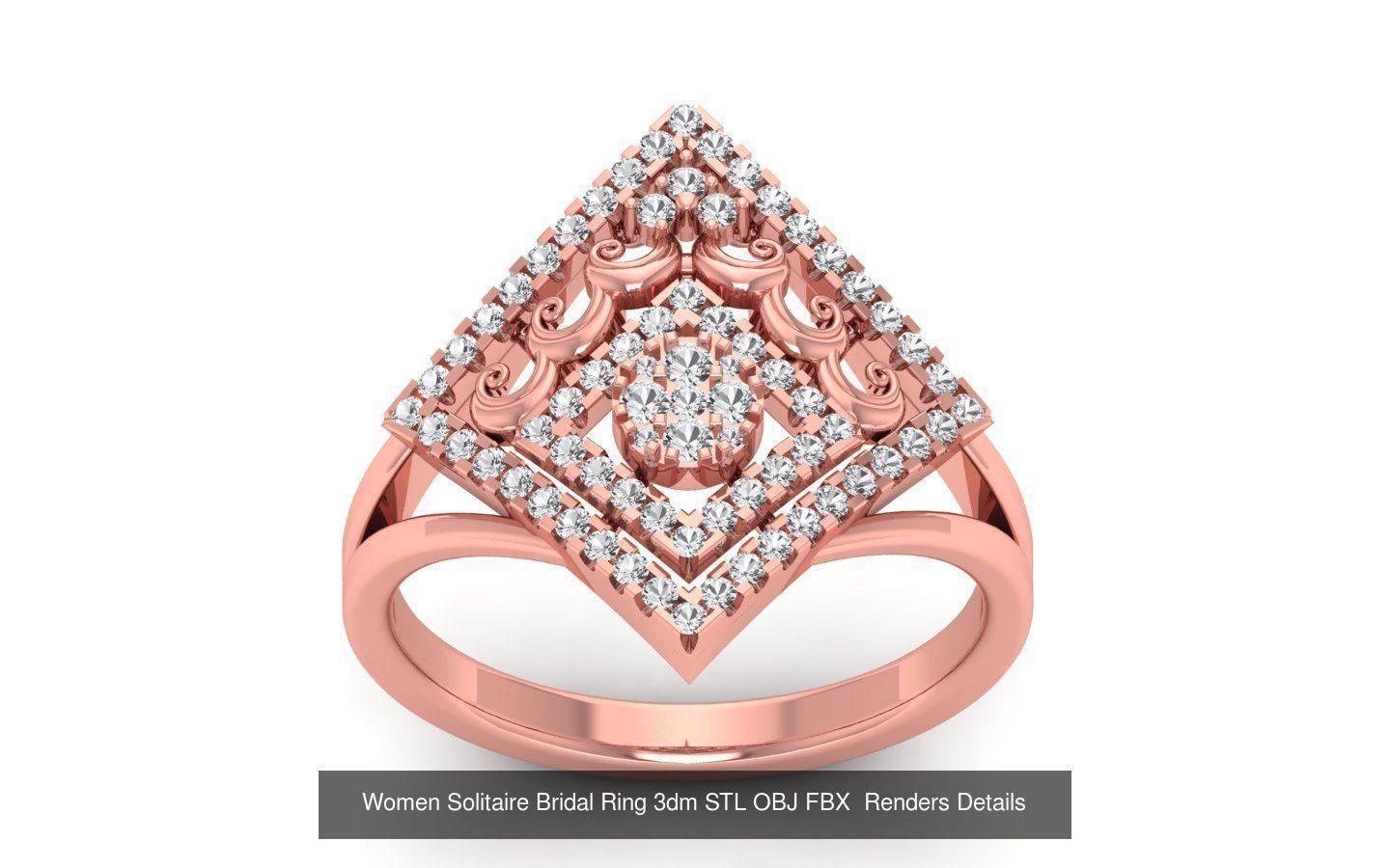 110 Solitaire Engagement Wedding Women Bridal Rings Collection _19
