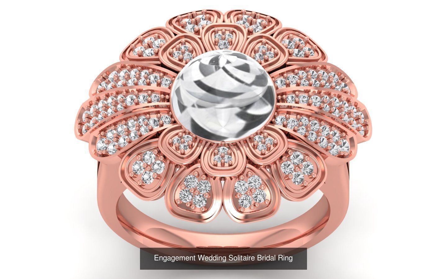 110 Solitaire Engagement Wedding Women Bridal Rings Collection _87