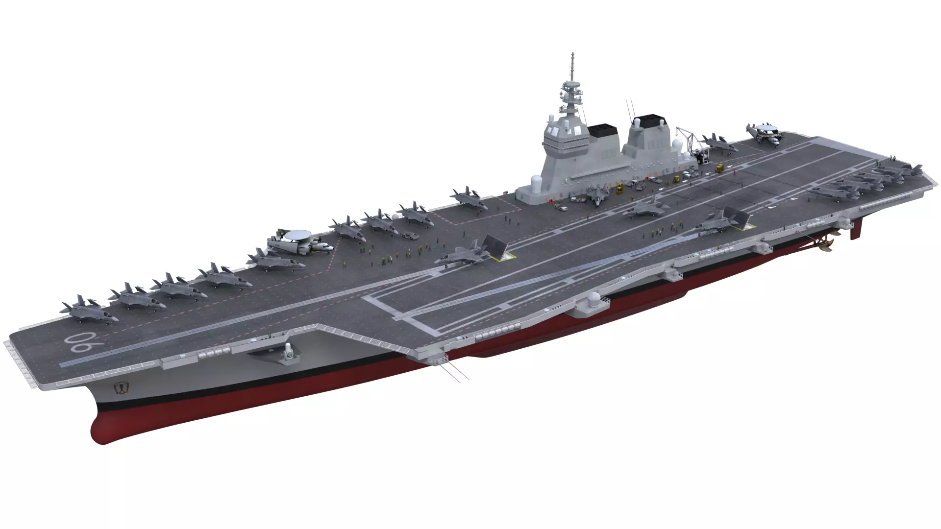 JAPANESE Aircraft carrier 3D model