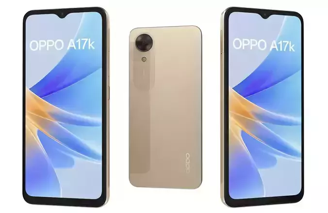 Oppo A17k Gold