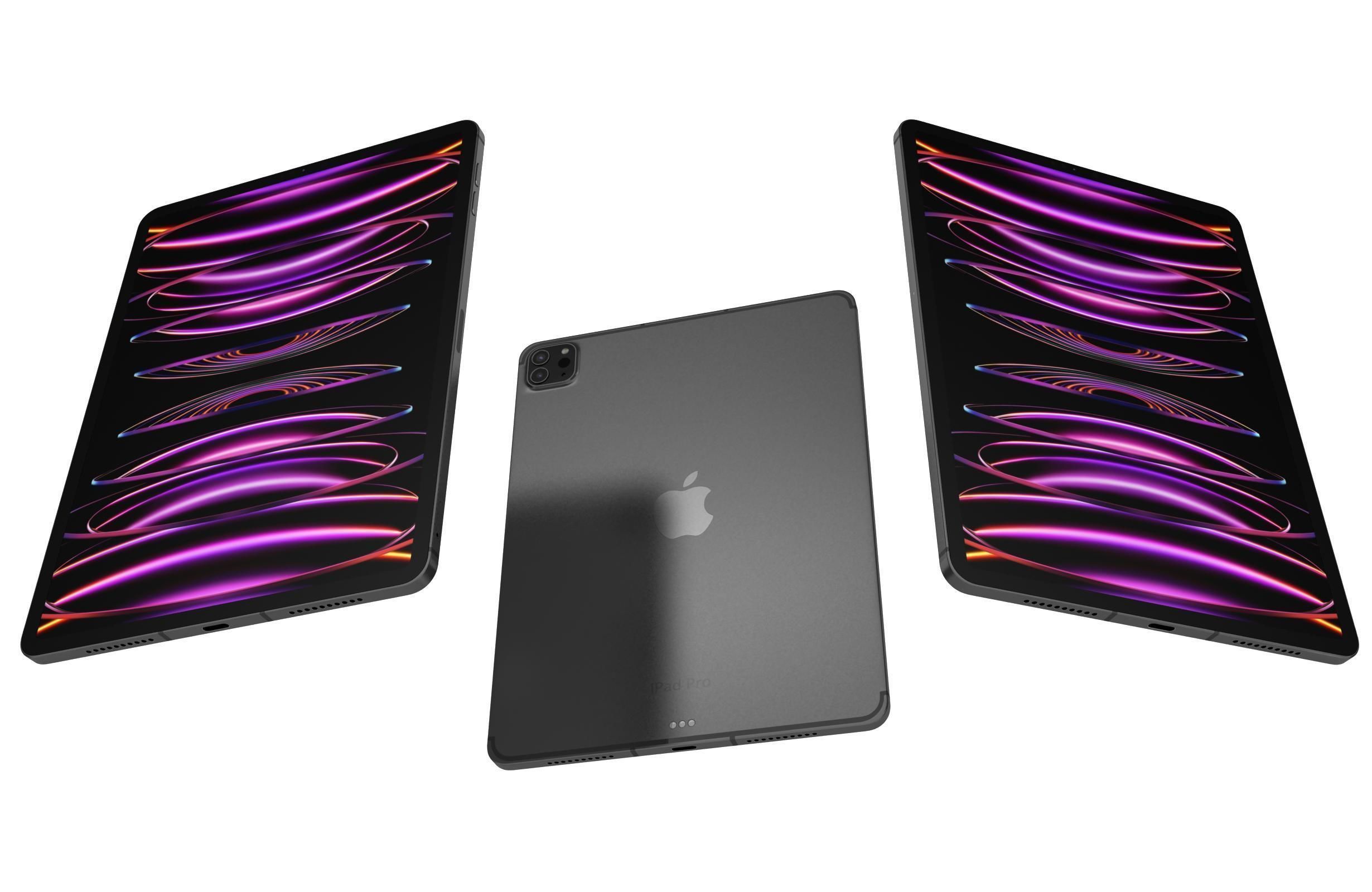 Apple iPad 2022 10th Gen And Pro 2022 11-inch 4th gen 3D model_34