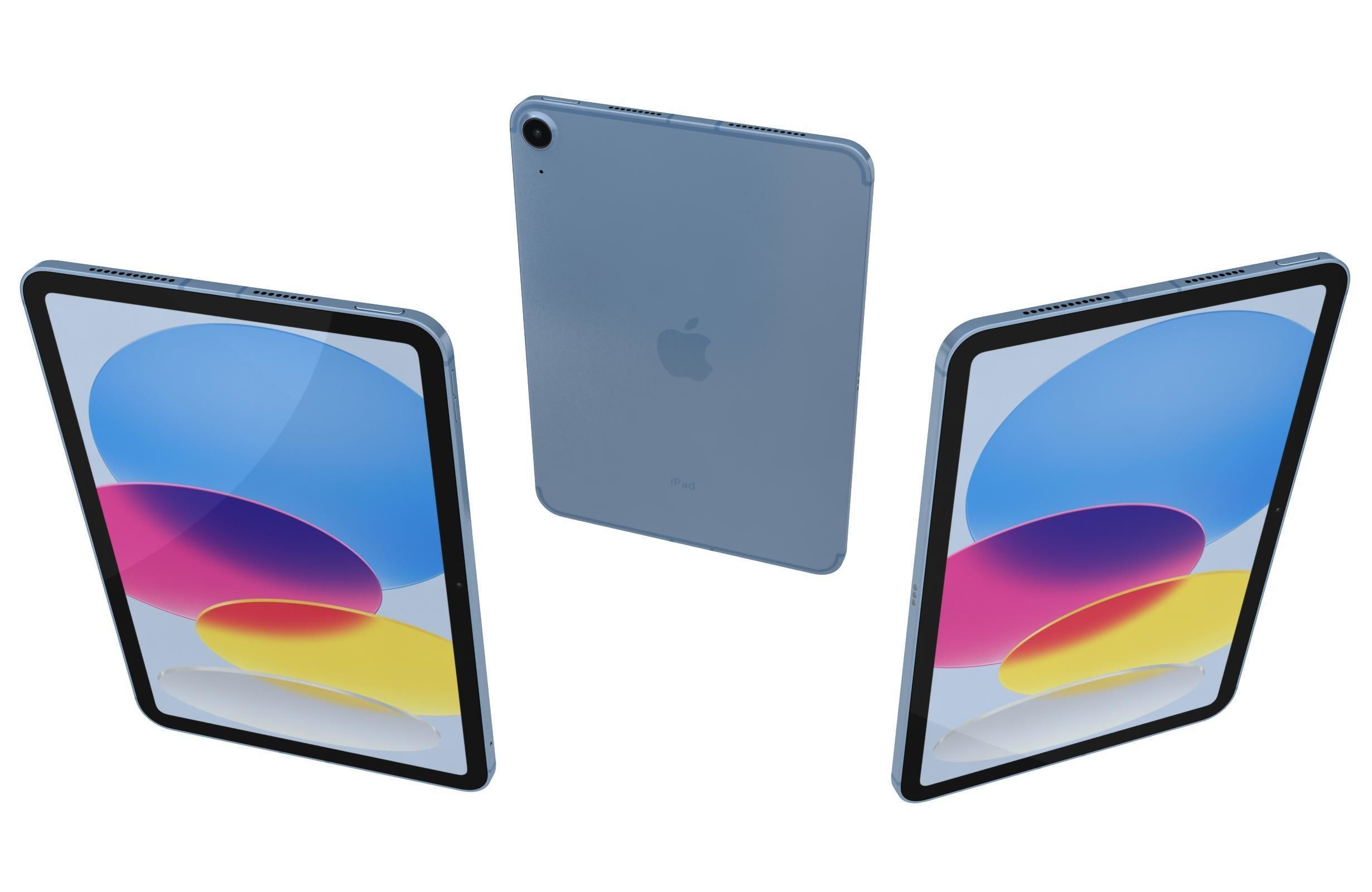 Apple iPad 2022 10th Gen And Pro 2022 11-inch 4th gen 3D model_9