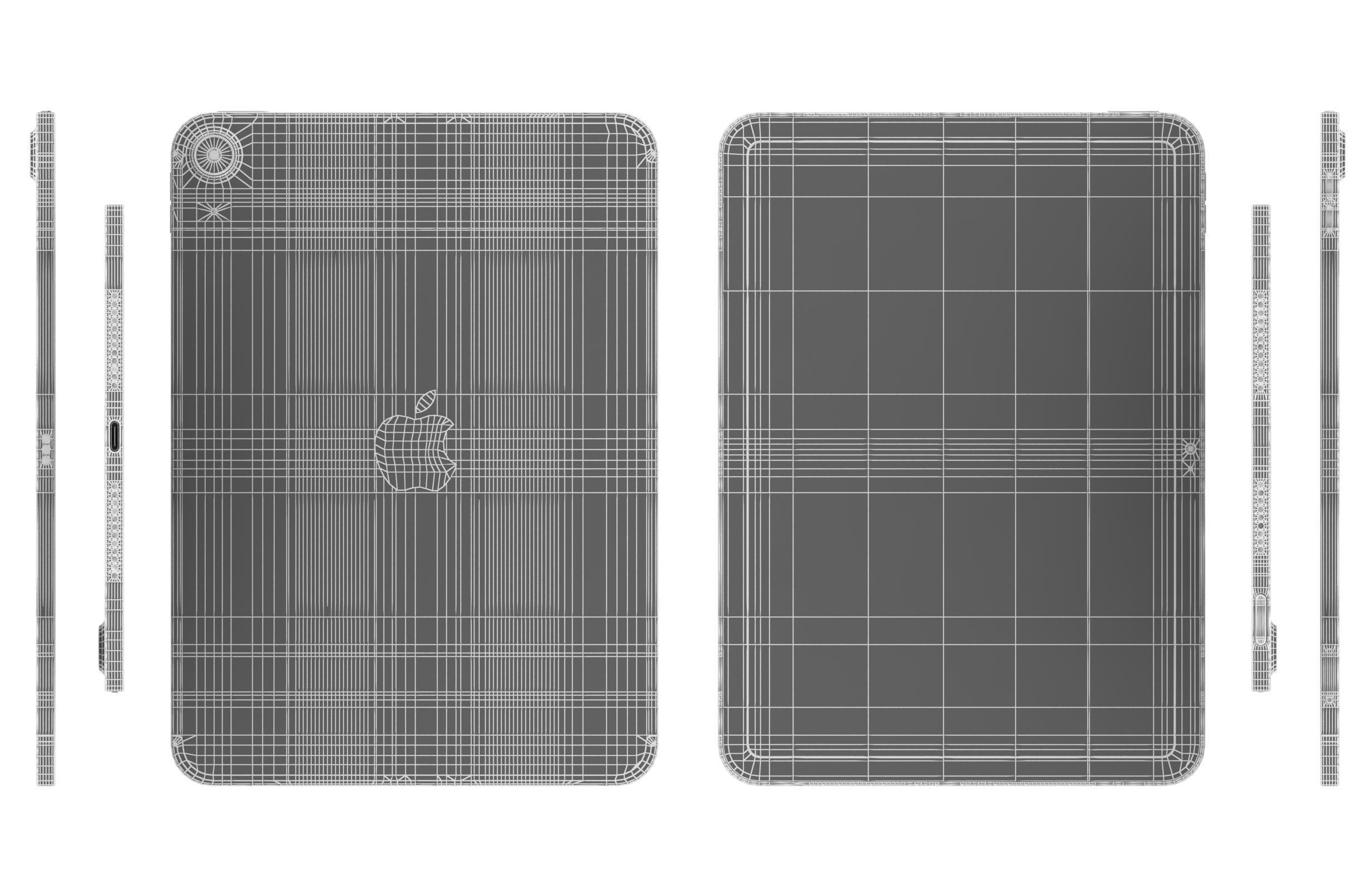 Apple iPad 2022 10th Gen And Pro 2022 11-inch 4th gen 3D model_26