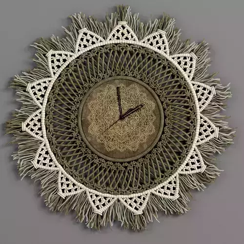 macrame clock 02