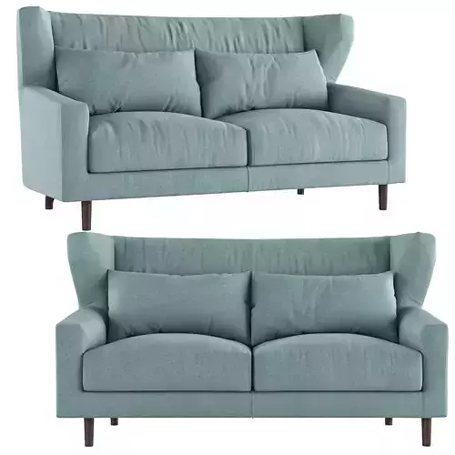 Sofa Folk 3D model