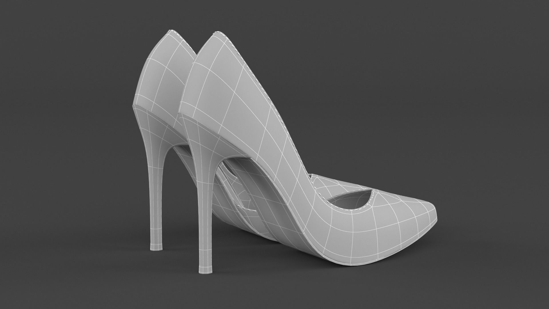 Women Shoes 3D model_10