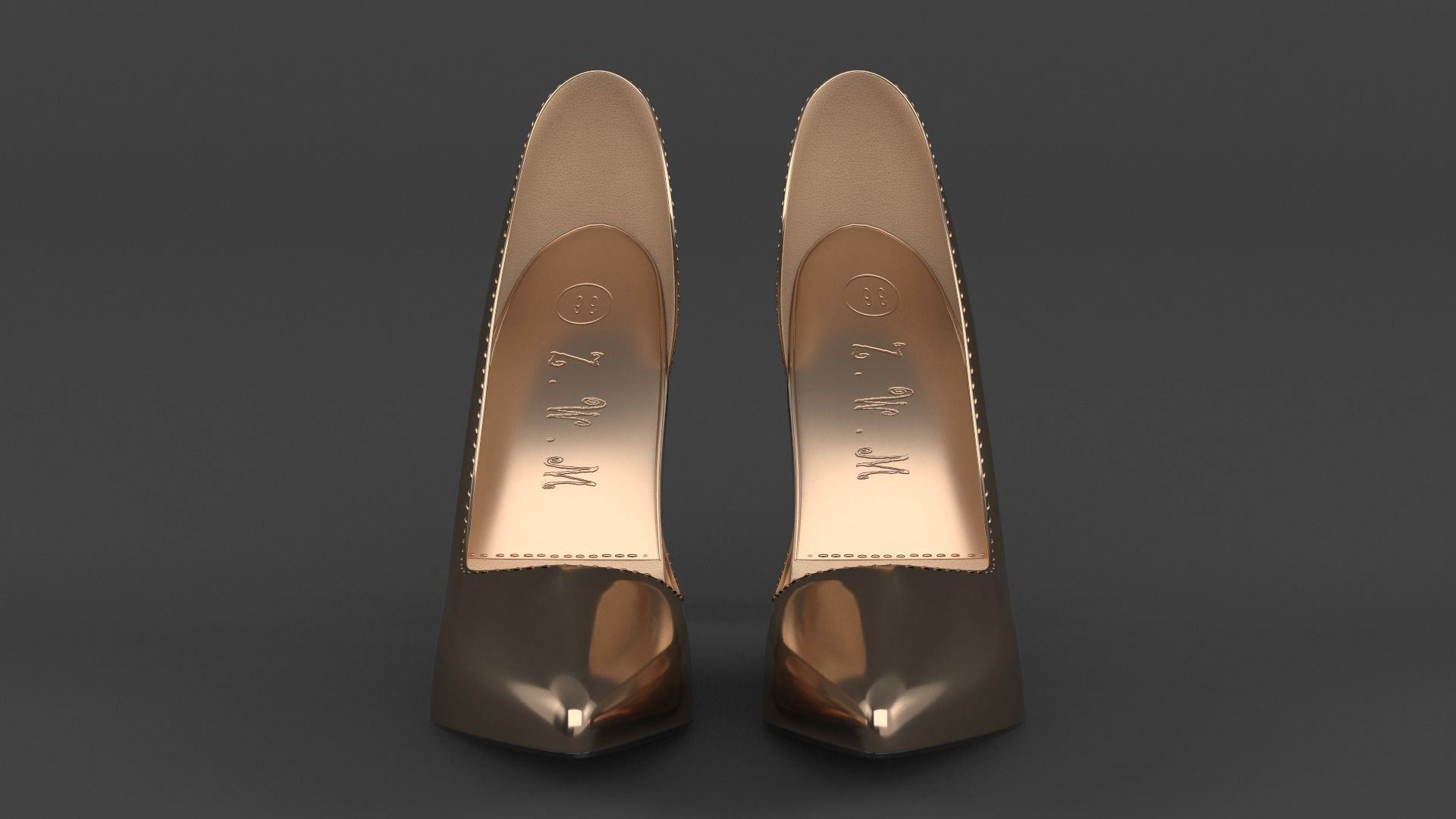 Women Shoes 3D model_1