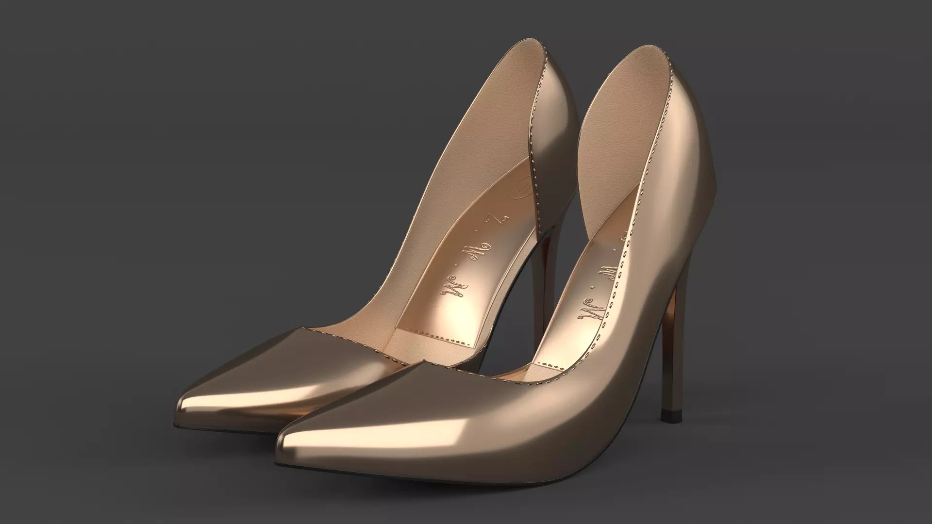 Women Shoes 3D model_0