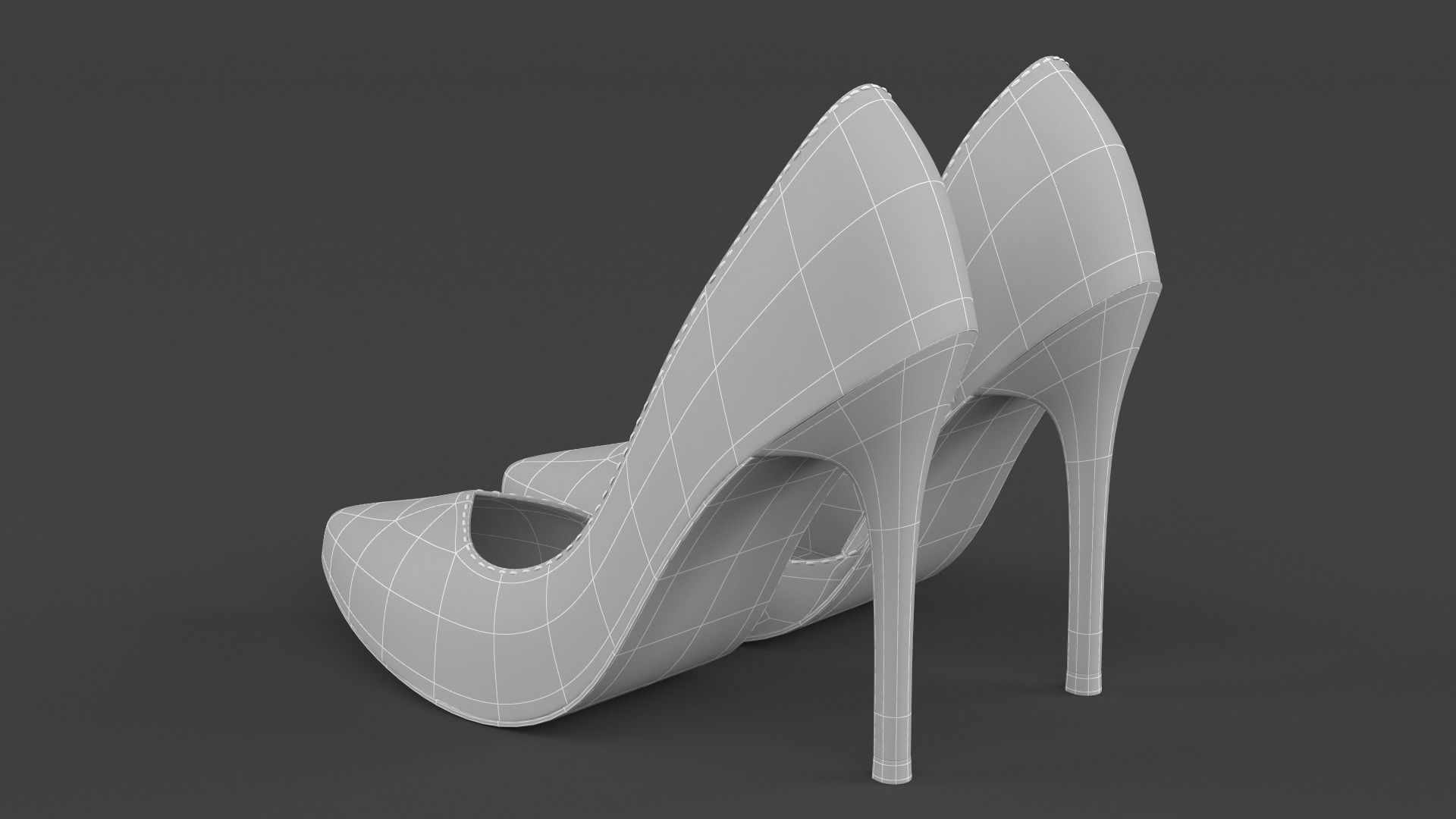 Women Shoes 3D model_9