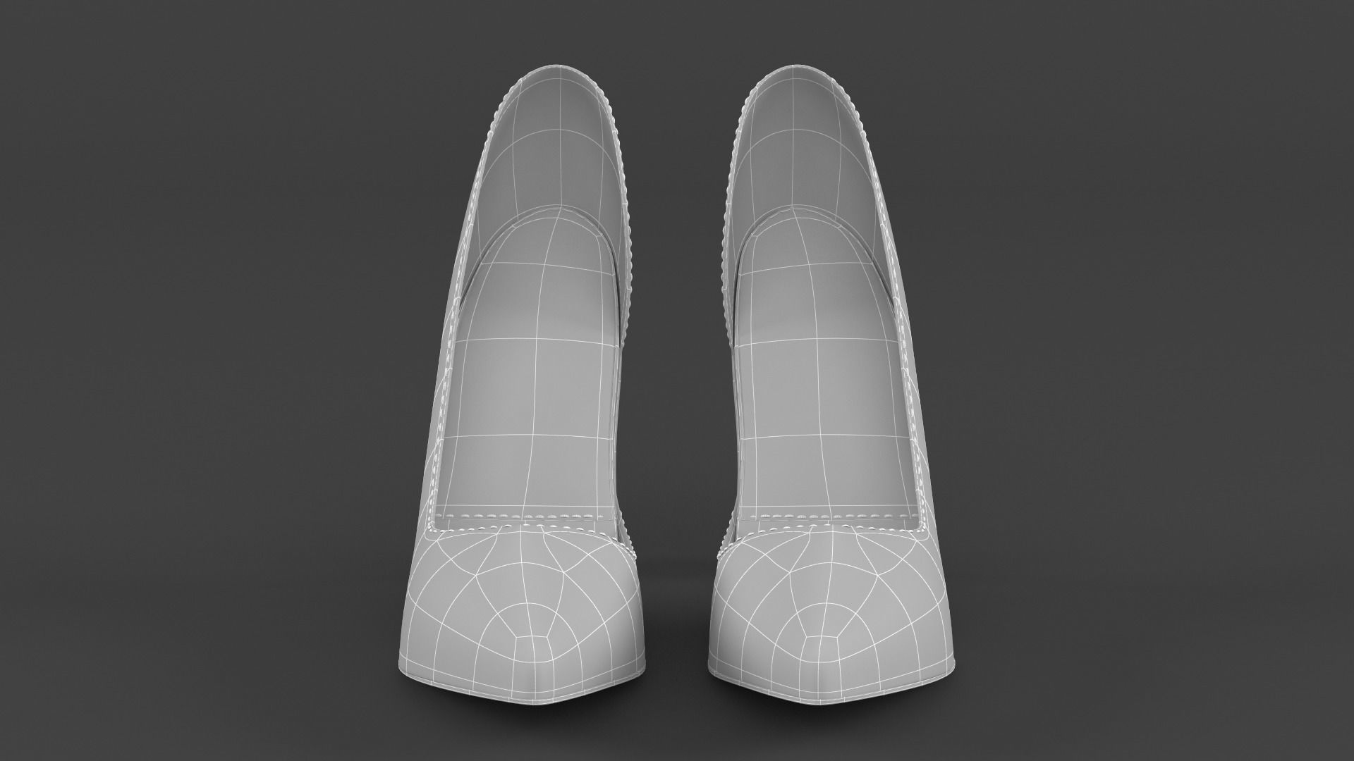 Women Shoes 3D model_7