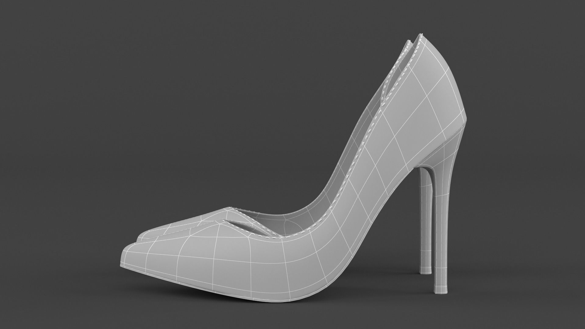 Women Shoes 3D model_8