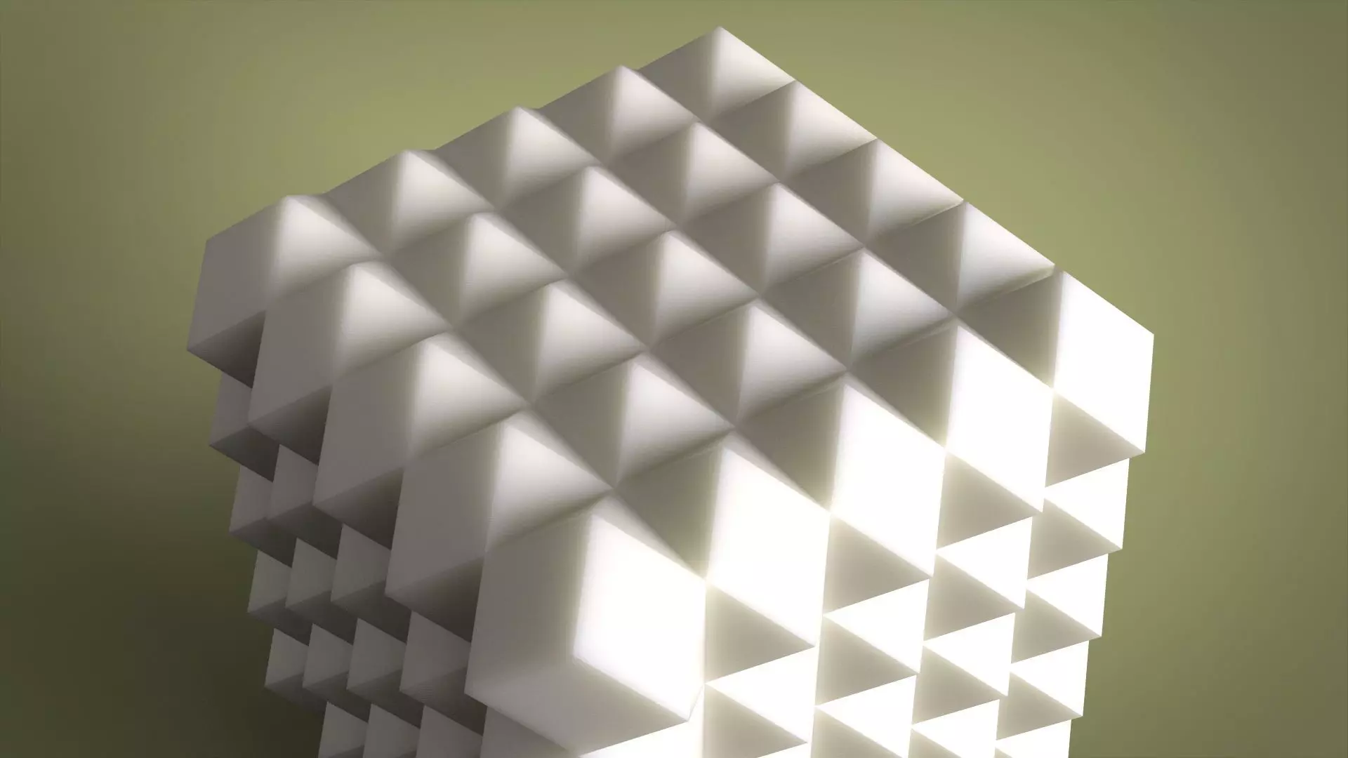 Geometric candle for silicone mold 3D print model_0