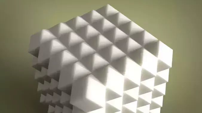 Geometric candle for silicone mold