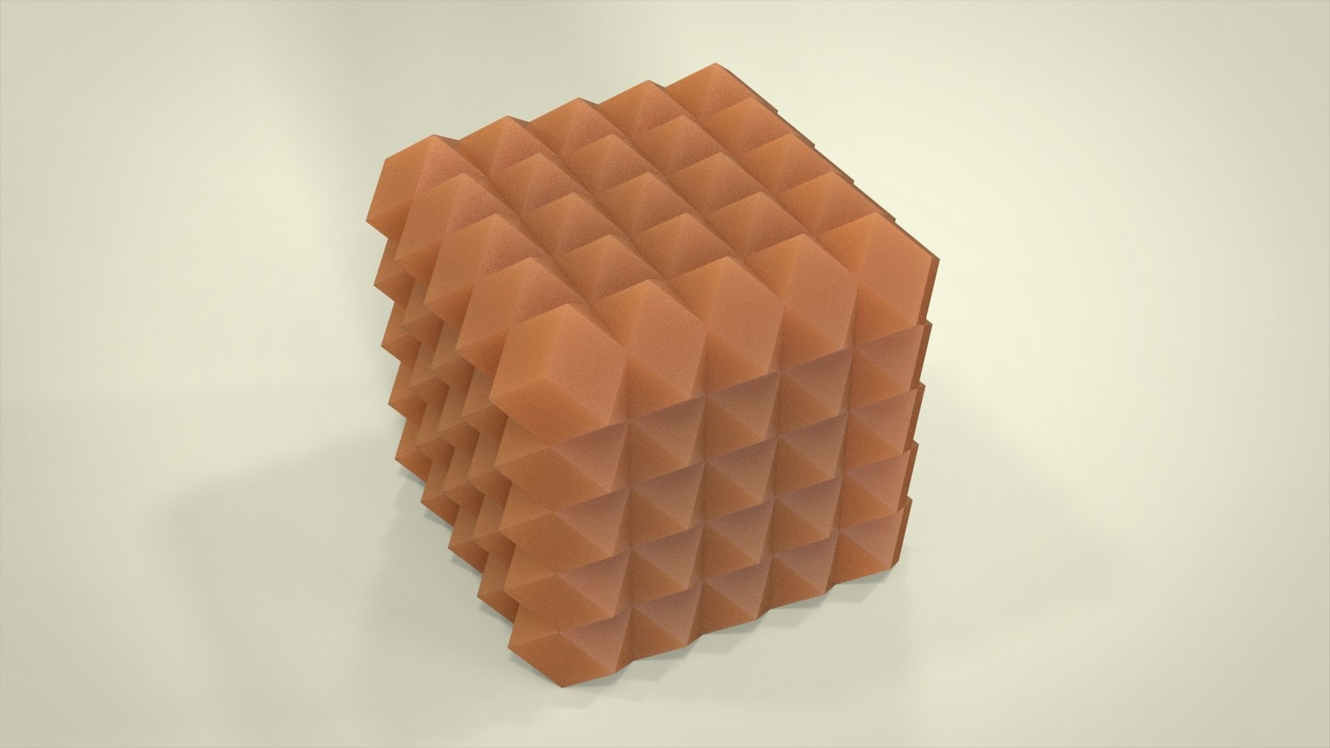 Geometric candle for silicone mold 3D print model_6