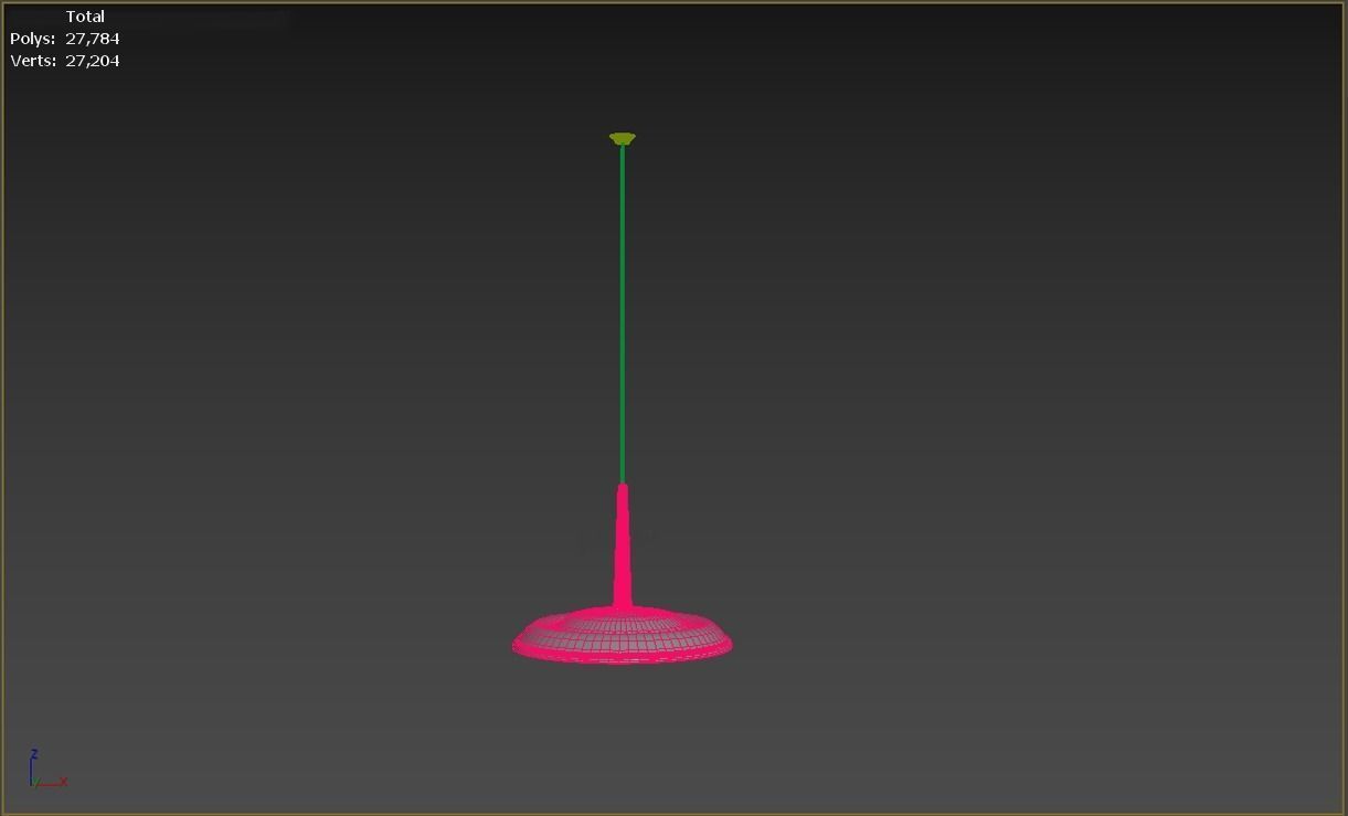 Vibia Cap Shape Hanging Lamp Free 3D model_7