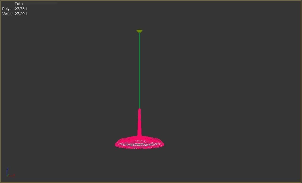 Vibia Cap Shape Hanging Lamp Free 3D model_8