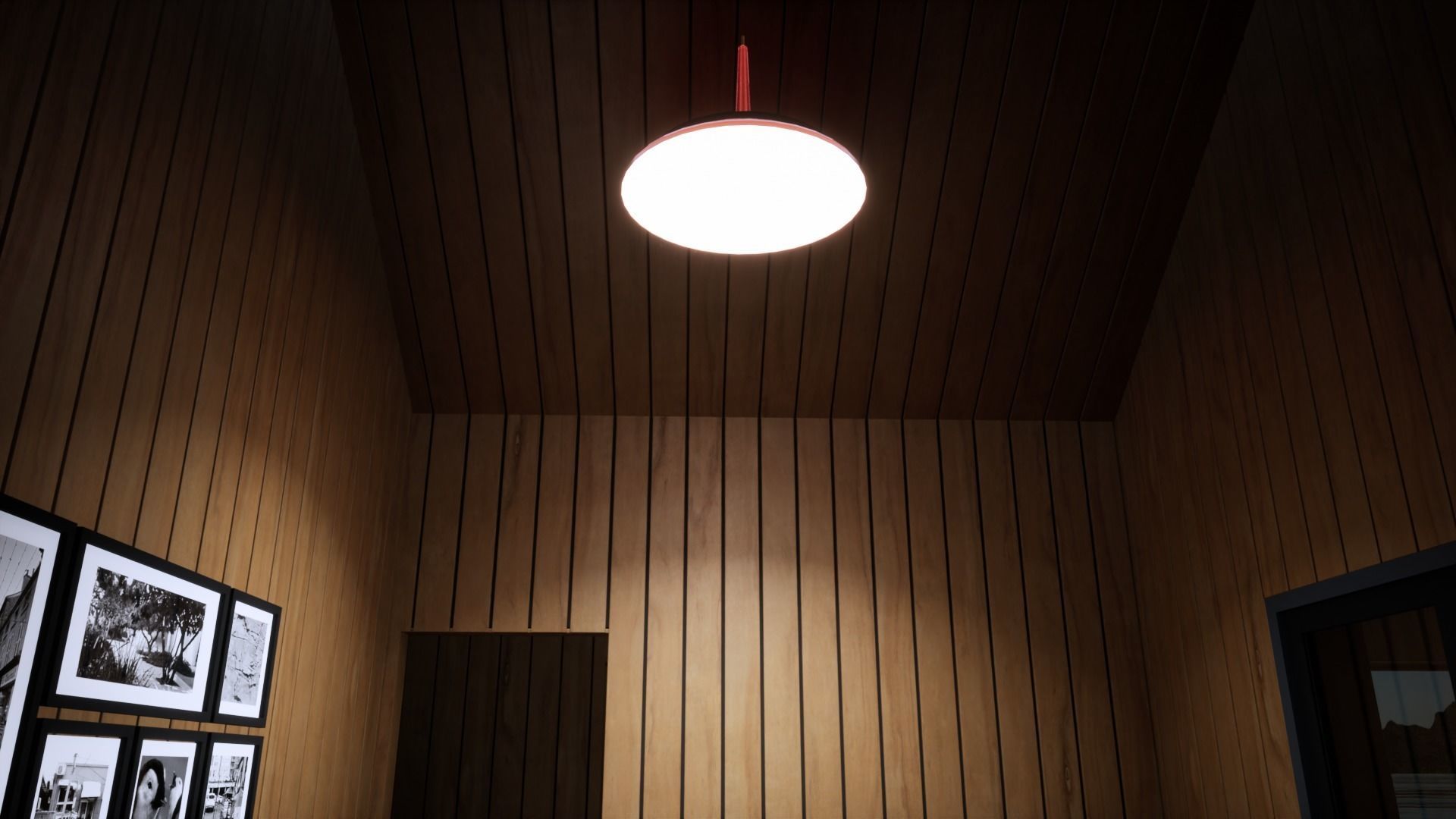 Vibia Cap Shape Hanging Lamp Free 3D model_2