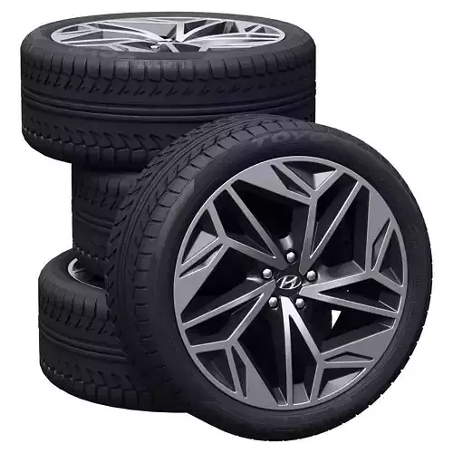 Hyundai wheels 3D model
