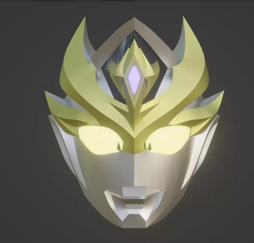Ultraman Decker Dynamic Type 3D printable helmet 3D print model