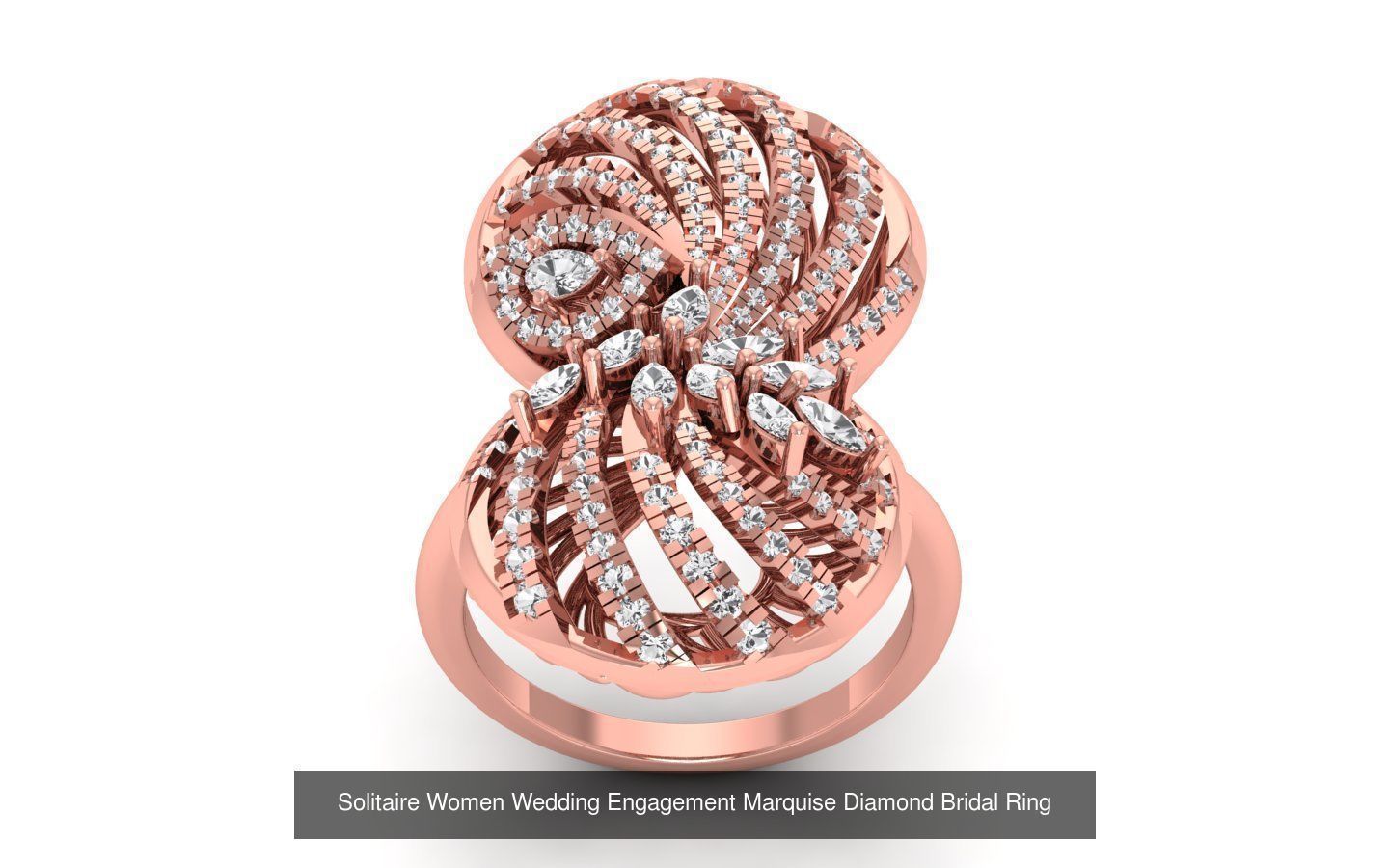 60 Women Wedding Engagement Marquise Diamond Rings Collection _25