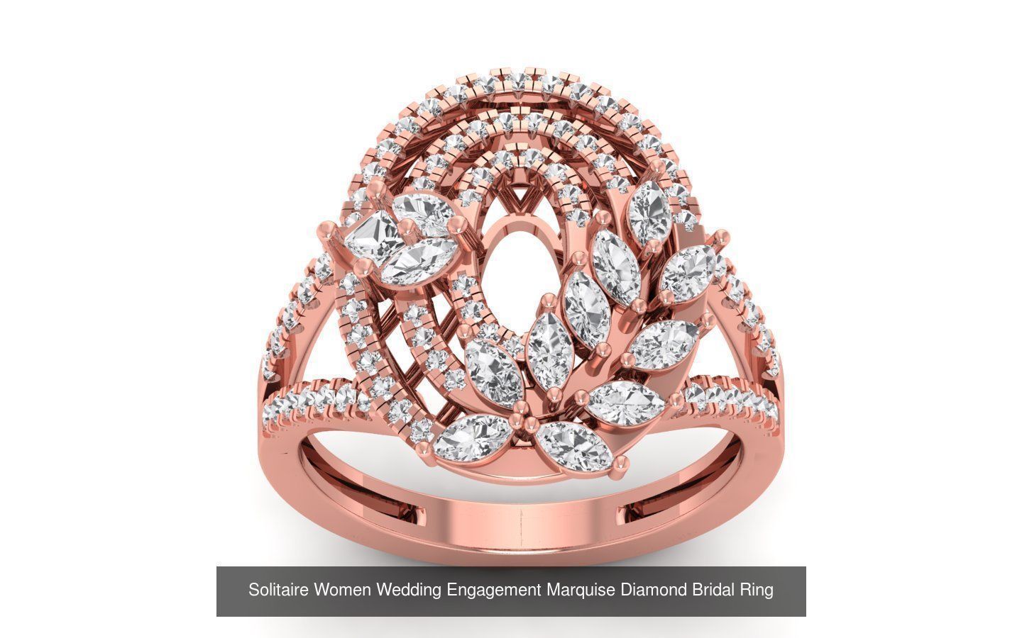 60 Women Wedding Engagement Marquise Diamond Rings Collection _22