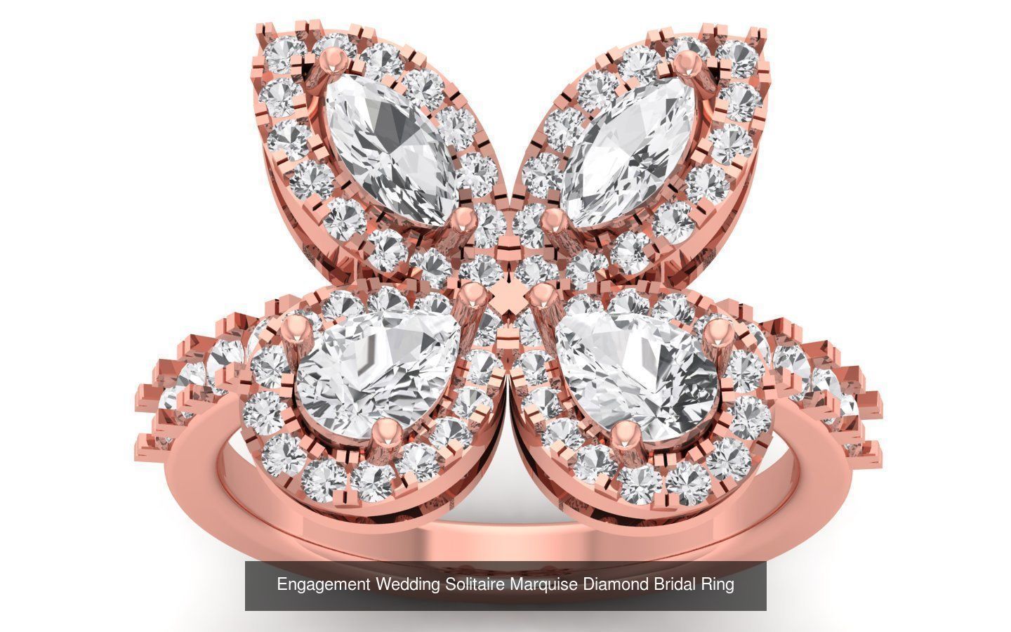 60 Women Wedding Engagement Marquise Diamond Rings Collection _66