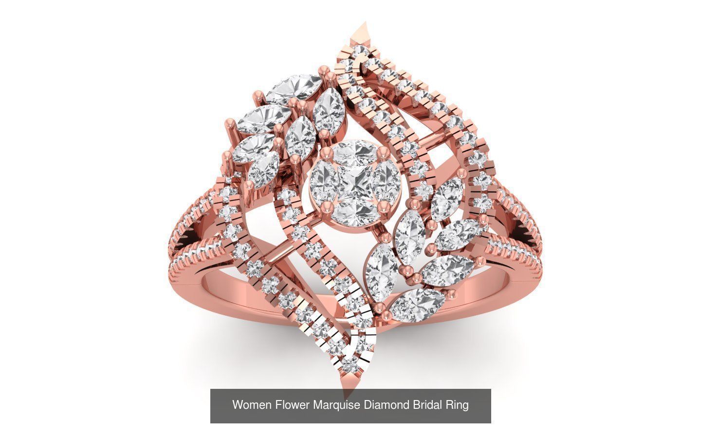 60 Women Wedding Engagement Marquise Diamond Rings Collection _51