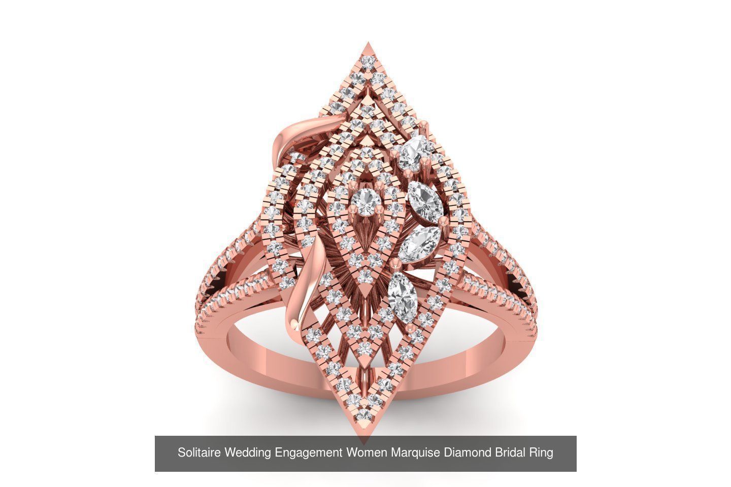 60 Women Wedding Engagement Marquise Diamond Rings Collection _41
