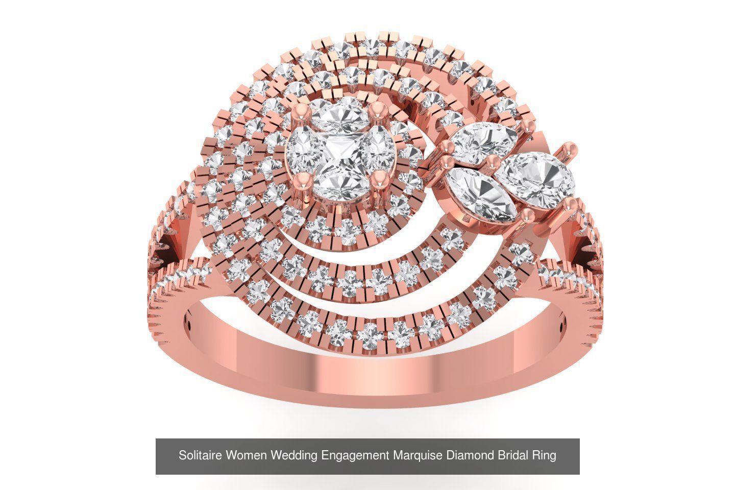 60 Women Wedding Engagement Marquise Diamond Rings Collection _13