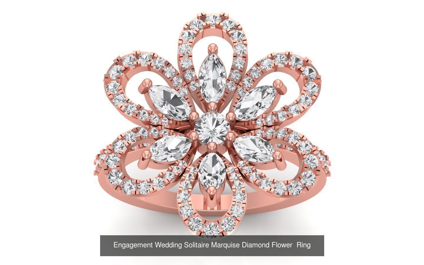 60 Women Wedding Engagement Marquise Diamond Rings Collection _63