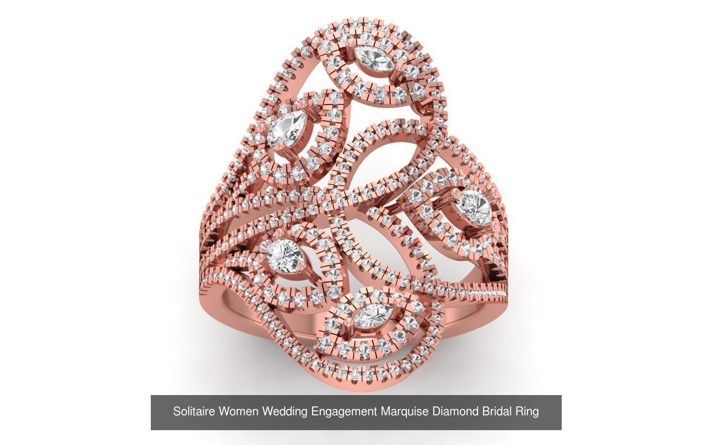 60 Women Wedding Engagement Marquise Diamond Rings Collection _26
