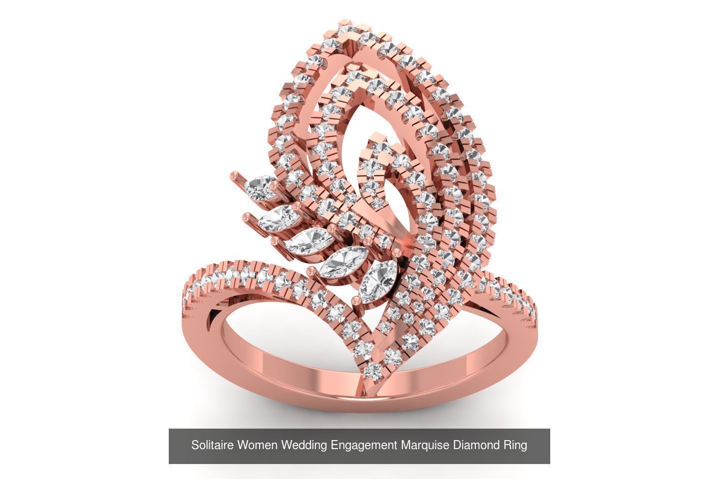 60 Women Wedding Engagement Marquise Diamond Rings Collection _19