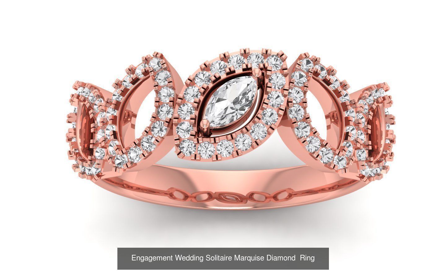 60 Women Wedding Engagement Marquise Diamond Rings Collection _67