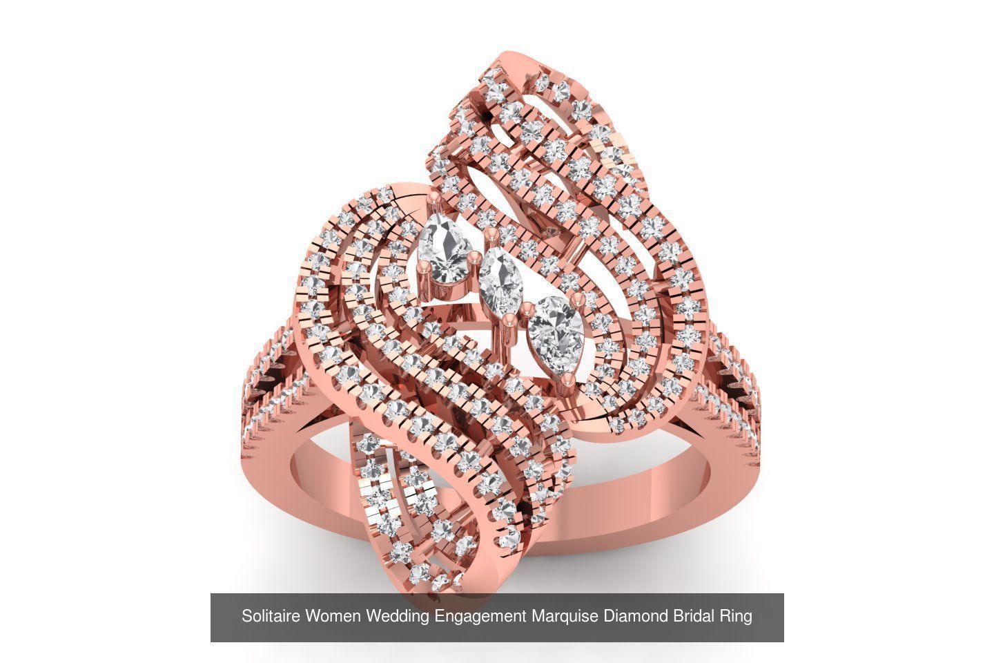 60 Women Wedding Engagement Marquise Diamond Rings Collection _14