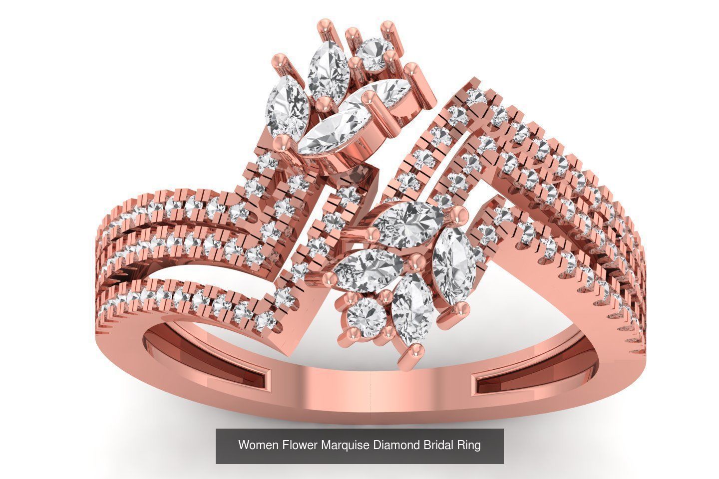 60 Women Wedding Engagement Marquise Diamond Rings Collection _44