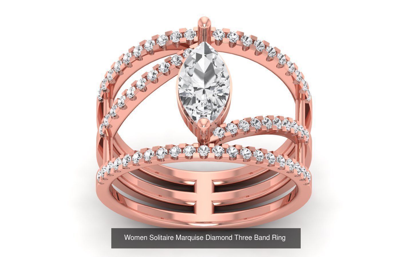 60 Women Wedding Engagement Marquise Diamond Rings Collection _10