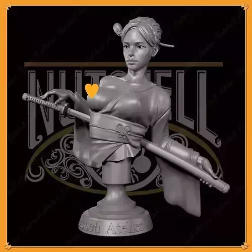 Nutshell Atelier - Assassin 02 - Bust - NSFW