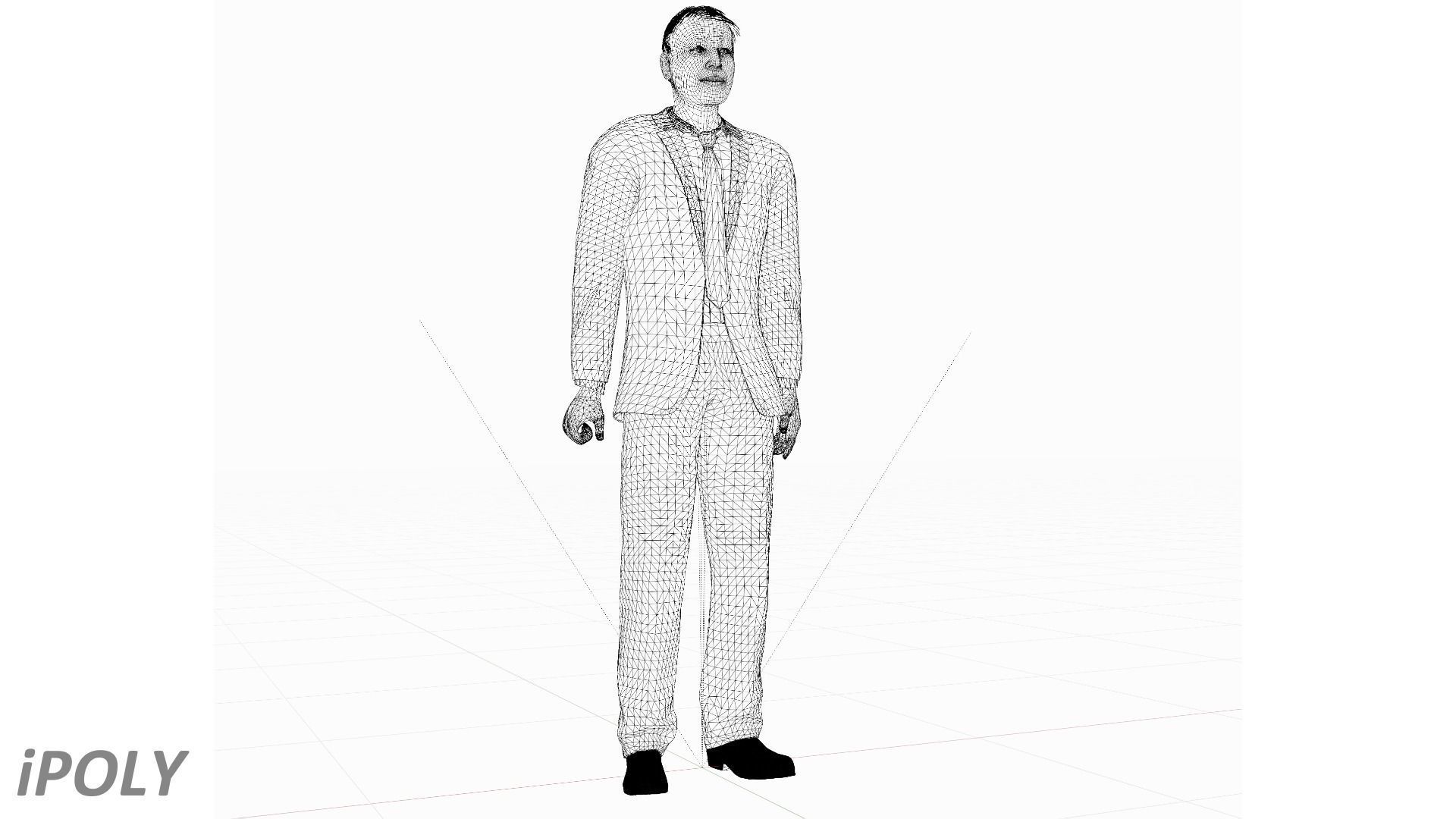 Joe Biden President of the United States Low-poly 3D model_5