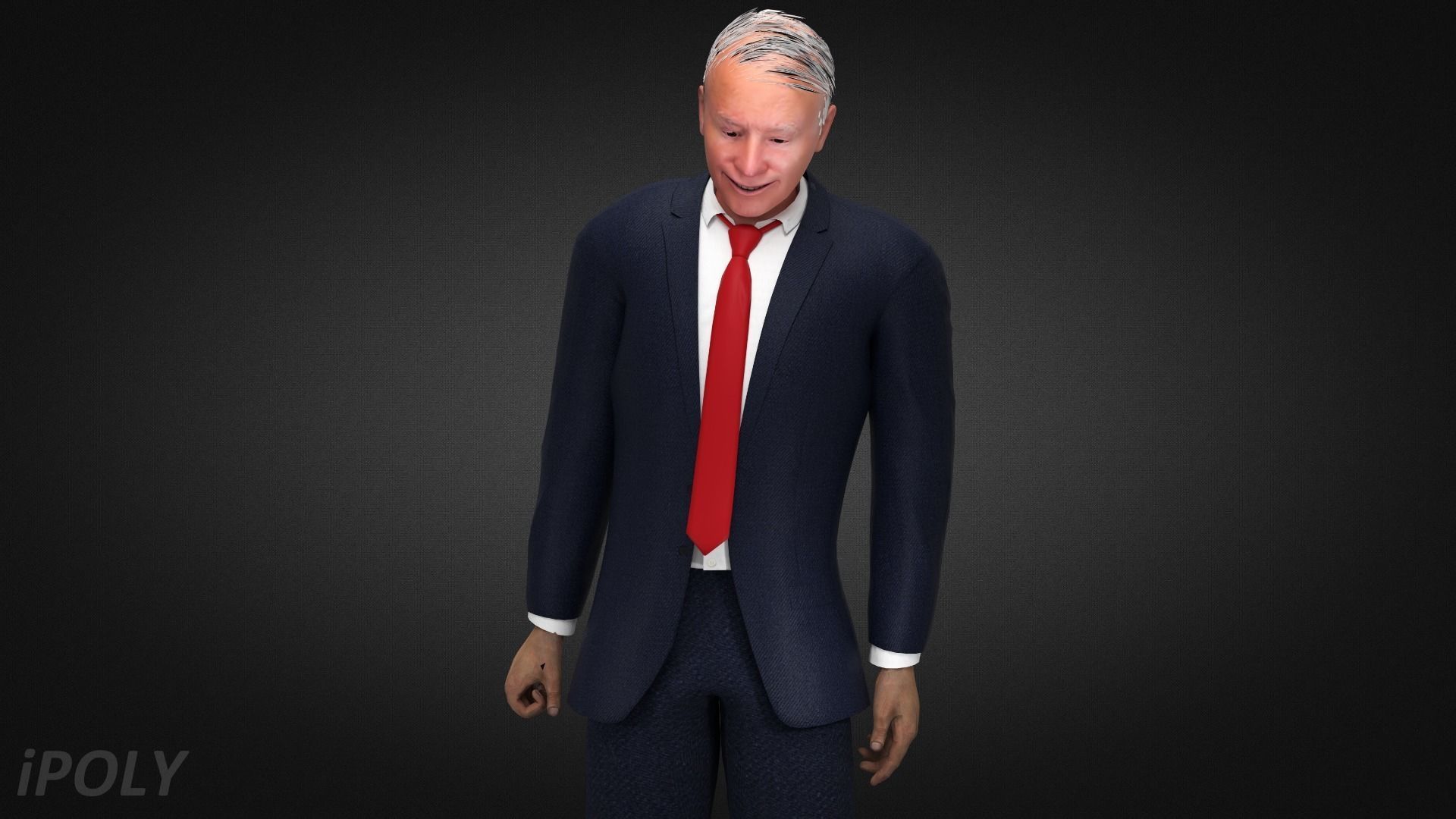 Joe Biden President of the United States Low-poly 3D model_1