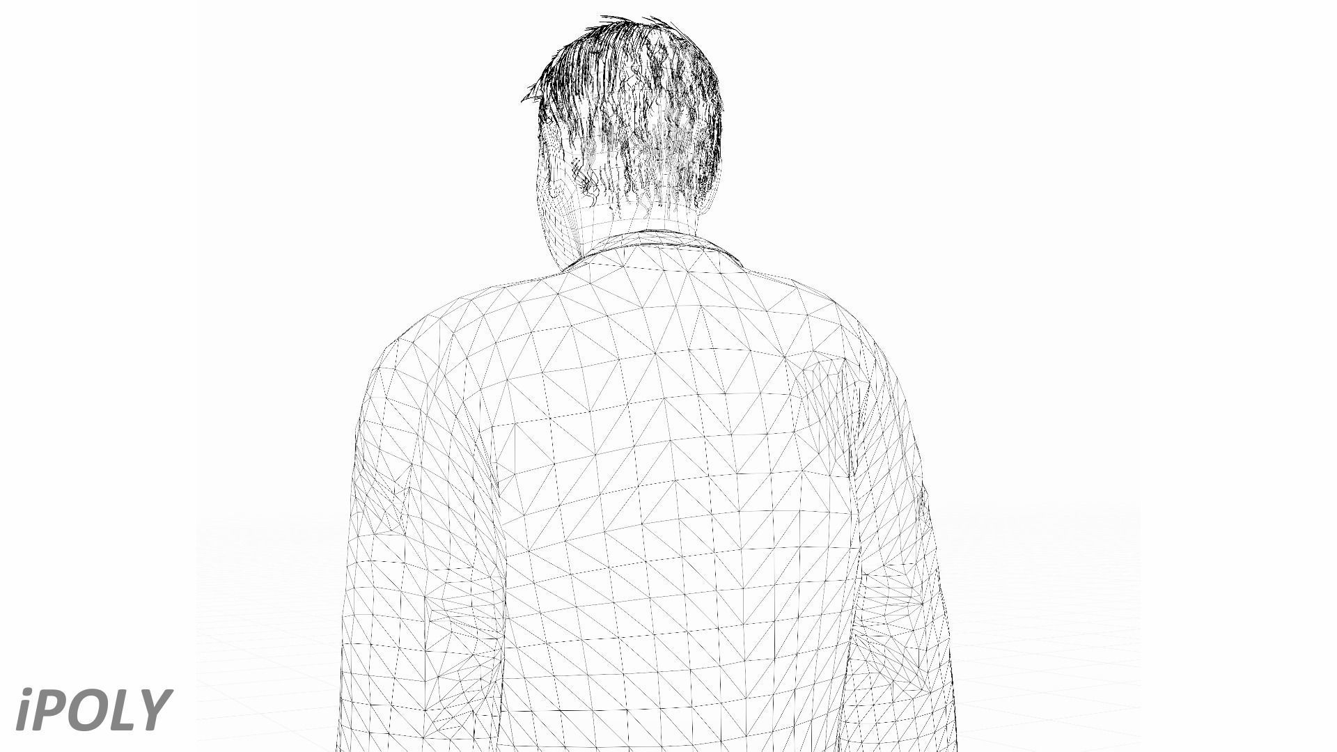 Joe Biden President of the United States Low-poly 3D model_7