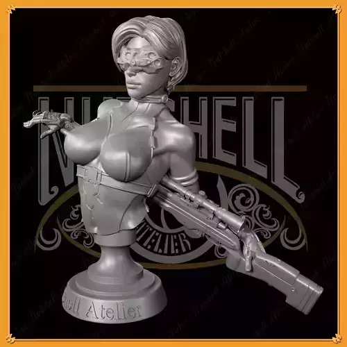 Nutshell Atelier - Assassin 03 - Bust - NSFW