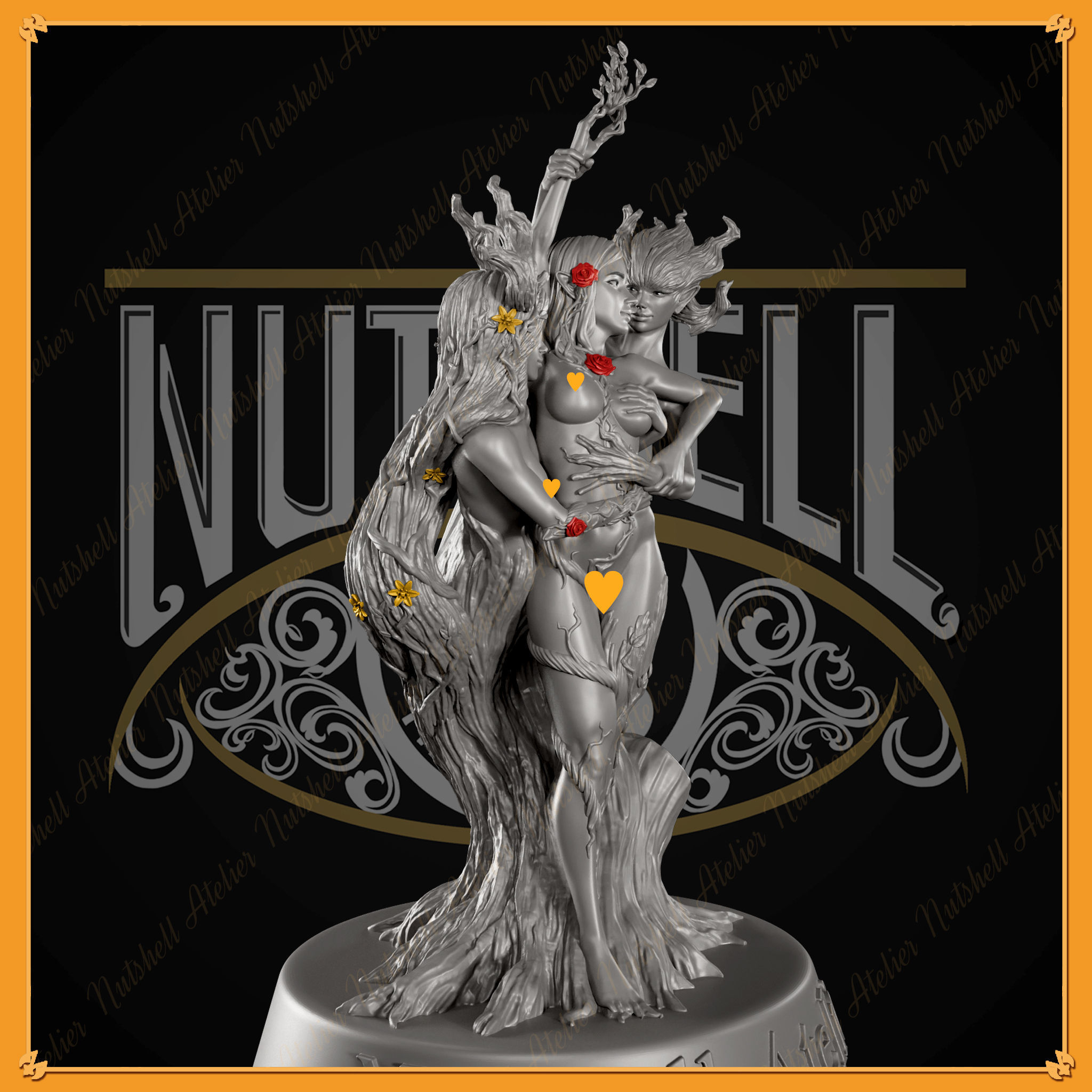 Nutshell Atelier - Forest Dryad - NSFW 3D print model_5