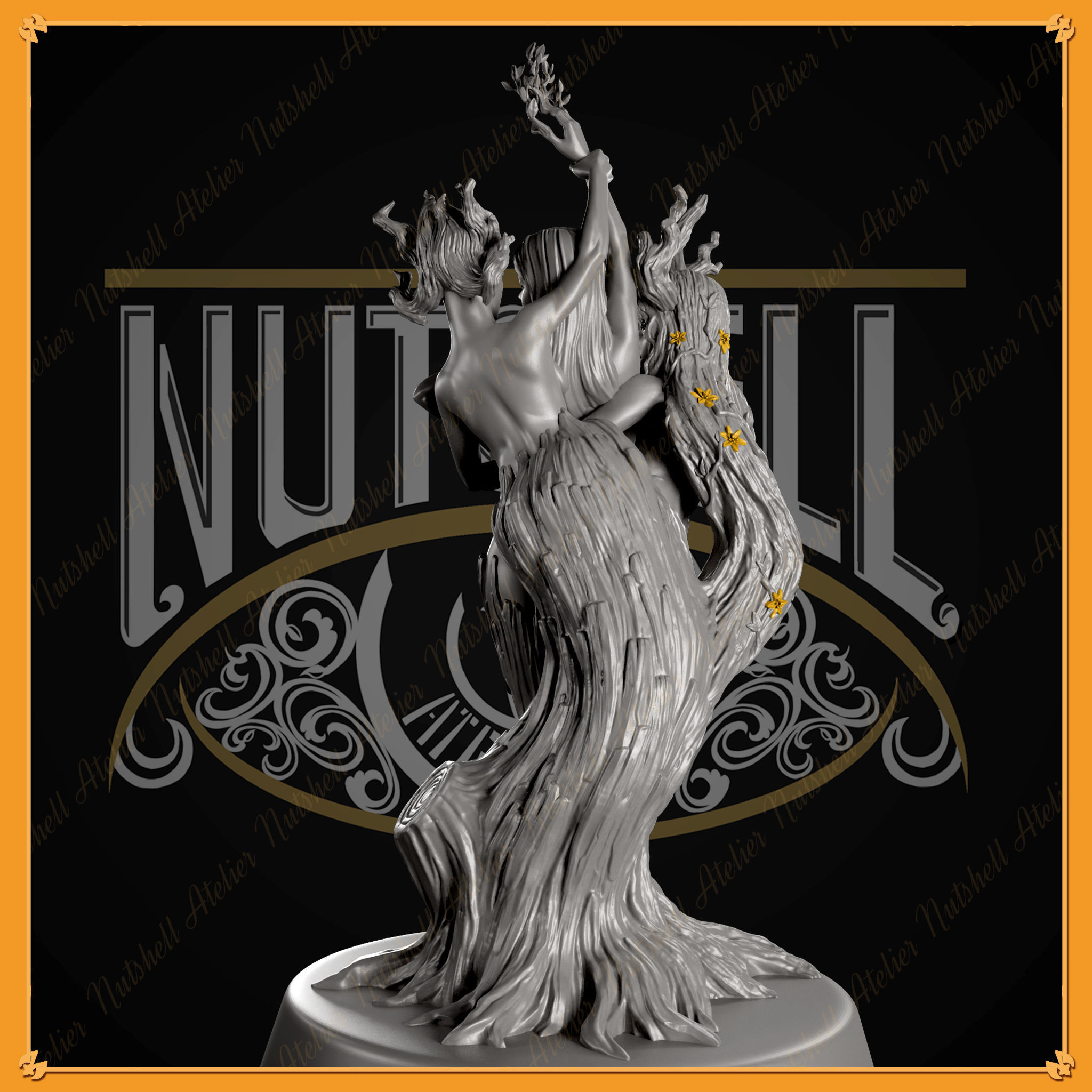 Nutshell Atelier - Forest Dryad - NSFW 3D print model_6