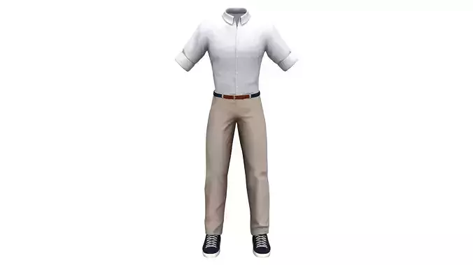 Men Formal Shirt And Chino Pants Full Outfit